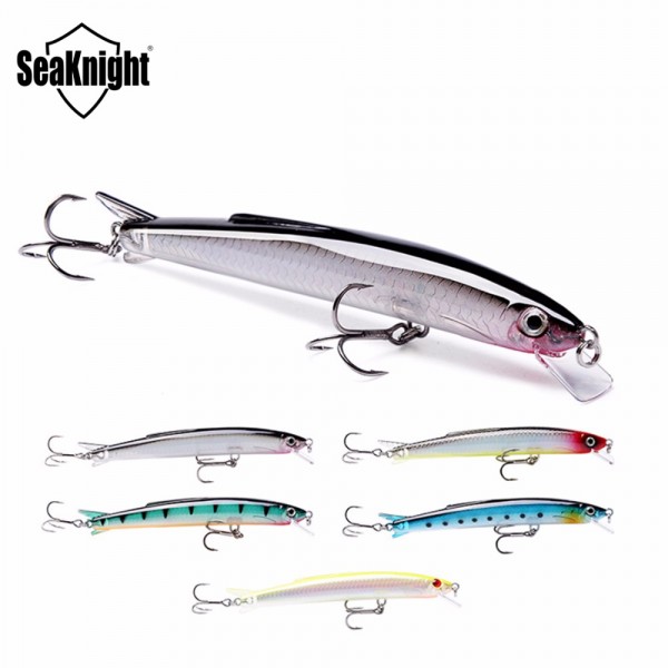 SeaKnight Minnow 110mm 13g Hard Lure SK005 Artificial Fishing Bait Fishing Lures Wobblers Swimming Depth 0.3-0.9M Floating Lure