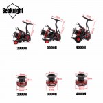 SeaKnight Saltwater Spinning Fishing Reel 6.2:1 10+1BB AXE2000H/3000H/4000H CNC Spool Lightweight Brand Sea Carp Fishing Gear