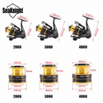 SeaKnight TREANT Series Spinning Fishing Reel 5.2:1 10+1 Ball Bearings 2017 Carbon Fiber Drag System Max Drag 8-12KG Fish Gear