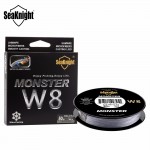 SeaKnight W8 300M 8 Strand Weaves Fishing Lines PE Braided Multifilament Fishing Rope Wide Angle Braided Technology 20-100LB 