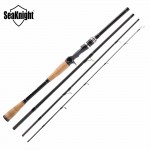 SeaKnight YASHA Series Fishing Rod 2017 New 2.1m 4 Sections M Power 12-25lbs Carbon Fiber BaitCasting Fishing Rod Travel Rod