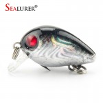 Sealurer Brand 1pcs 1.5g 3cm Topwater Crazy Wobbler Japan Mini Fly Fishing Crankbait Minnow Lure Floating Hard Baits 1pcs/lot