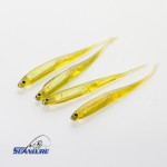 Seanlure 4pcs/Pack 10cm 3g Jelly Fish Soft Lure Foil Inside Plastic Artificial Lure Isca Pesca 4 Colors Optional Fishing Tackle