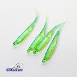 Seanlure 4pcs/Pack 10cm 3g Jelly Fish Soft Lure Foil Inside Plastic Artificial Lure Isca Pesca 4 Colors Optional Fishing Tackle