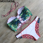 Set Plus Size Swimwear Women High Waist Bikini Set Bandage Swimsuit Push Up Brazilian Maillot De Bain Bathing Suit Biquinis 2017