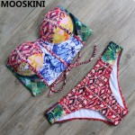 Set Plus Size Swimwear Women High Waist Bikini Set Bandage Swimsuit Push Up Brazilian Maillot De Bain Bathing Suit Biquinis 2017