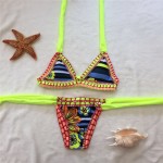 Sexy Brazilian Bikini 2017 Handmade Crochet Bikini Swimsuit  Women Swimwear Bathing Suit Biquini Maillot De Bain BJ001