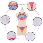 Sexy Brazilian Retro Bohemia Biquini Swimwear Bodycon Padded Women Swim Suit  High Neck Cropped Top Swimsuit Beach Bathing Suit