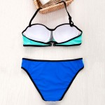 Sexy push up women swimsuit bikini set 2017 nylon brazilian beach female swimwear summer swim sport bathing suit clothes biquini