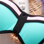 Sexy push up women swimsuit bikini set 2017 nylon brazilian beach female swimwear summer swim sport bathing suit clothes biquini