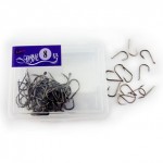 Sizes 1# -15# High Carbon Steel Black carp Fishing Hooks pack With Box jigging hooks fly fishing