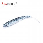 Soft Lure 6pcs/lot 2.1g 9cm Fishing Shad Worm Bait Jig Head Soft Lure Fly Fishing Bait Fishing Lures