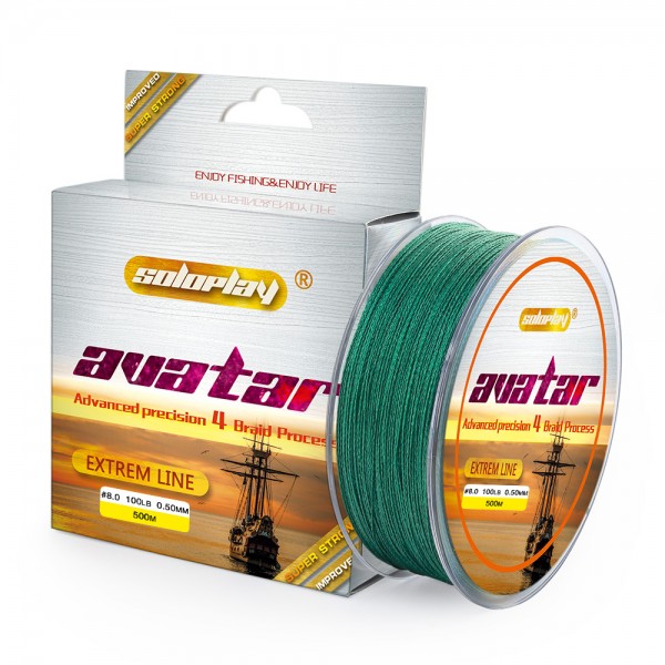 SoloPlay Biggest Discount!!500m  Super Strong Japanese Multifilament PE Braided Fishing Line  Softwate Sea Fishing 6-100LB Line