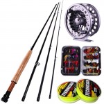 Sougayialng 8.86FT #5/6 Fly Fishing Rod Set 2.7M Fly Rod and Fly Reel Combo with Fishing Lure Line Box Set Fishing Rod Tackle