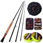 Sougayialng 8.86FT #5/6 Fly Fishing Rod Set 2.7M Fly Rod and Fly Reel Combo with Fishing Lure Line Box Set Fishing Rod Tackle