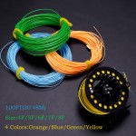 Sougayilang 100FT Weight Forward Fly Fishing Line 4F 5F 6F 7F 8F Nymph Floating Fly Line 4 Colors Polyethylene Fly Fishing Cord