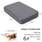 Sougayilang 40pcs/lot Trout Nymph Fly Fishing Lure Fishing Tackle 3 Colors Fly Fishing Flies with Box Carp Artificial Fish Bait 