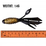 Sougayilang 6pcs/lot Super Big Soft Fishing Worm Lures 14g/pcs Rubber Fishing Lure Wobblers Fake Bait Carp Winter Fishing Lures