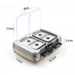 Sougayilang Bilateral Fishing Box 139g ABS Plastic Fishing Tackle Box 10*8.5*3.5cm Lure Box for Carp Fishing Accessories Tools