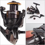 Sougayilang Fishing Coil Wheel Spinning Reels Full Metal Wheel 13+1BB Spinning Trout Fishing Reel Tackle Vara De Pesca