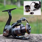 Sougayilang Fishing Coil Wheel Spinning Reels Full Metal Wheel 13+1BB Spinning Trout Fishing Reel Tackle Vara De Pesca