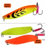 Sougayilang Mepps Fishing Lure 5pcs/lot Fishing Wobblers 5Colors Sea Winter Metal Spoon Artificial Fishing Bait Peche