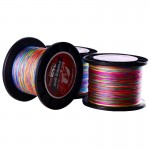 Sougayilang No.0.4-8 500M Braided Fishing Line Colorful Multifilament PE Braided Wire 12-70LB Super Strong Fishing Braided Lines