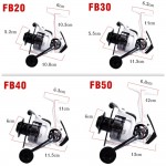 Sougayilang Spinning Fishing Reel FB2000-5000 Fish Coil Wheel Baitcasting Fishing Reel Spinning Reel With Spare Spool de pesca