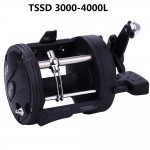 Sougayilang Trolling Reel Fishing TSSD 3000L-4000L Black Right Hand Casting Sea Fishing Reel Saltwater Baitcasting Reel Coil