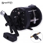 Sougayilang Trolling Reel Fishing TSSD 3000L-4000L Black Right Hand Casting Sea Fishing Reel Saltwater Baitcasting Reel Coil