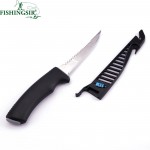 Stainless Steel Blade Fillet Fish Knife Fishing Camping Hunting Small Tool w/ Sheath 3 Size 4"/6"/9" Trout Carp Fishing Tackle