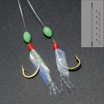 Stainless Steel Fishing Hooks Rigs Wire Leader 6 Swivel Carp Anti-winding String