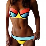 Summer 2017 Swimwear Women Bikini Sexy Girl Neoprene Bikini Set Women Swimsuit Biquini Beach wear Bathing Suit Push UP - TA003