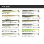 Super Blink Color Attraction Soft Lure T Tail Worm Bait 5-8.8 cm Lot 20 Pieces