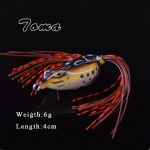 TOMA 5pcs Frog Fishing Lures Kit 6g 15g Snakehead Lure Topwater Floating Frog Baits with Box pesca isca Artificial