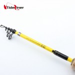 Tideliner brand UL spinning fishing rod 1.8m 1-6g lure ultralight portable telescopic spinning fishing rods 2-6LB ultra light