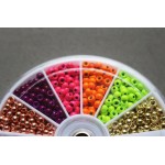 Tigofly 30 Pcs 3.45 MM  6 Colors Tungsten Beads Fly Tying Materials Fly Fishing