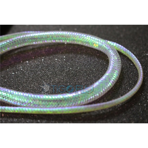 Tigofly 4 Meters Mylar Holographic Tinsel Flat Braid Chenille Crystal Flash Line Fly Tying Materials