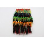 Tigofly 40 Pcs 5 patterns Assorted Popular Cone Head Tube Flies Salmon Fly Trout Fly Fishing Flies Lures