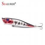 Topwater Popper Fishing Lure 9cm 13g High Quality Floathing Lure Hard Bait Plastic Fishing Tackle Crankbait 5 colors Available