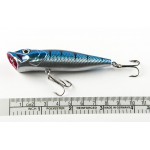 Topwater Popper Fishing Lure 9cm 13g High Quality Floathing Lure Hard Bait Plastic Fishing Tackle Crankbait 5 colors Available