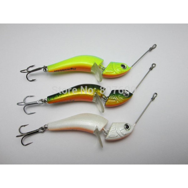 Trolling Lure Jig Wobbler Crankbait Minnow Pike Bass Muskies Lure 60mm/16g