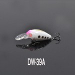 Trulinoya  Fishing Lure DW39  35mm3.8g Mini Crank  Bait Hard Lure Artificial Bait Diving depth: 1.6-2.0 m