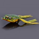 Trulinoya 3Pcs  Frog Fishing Lure 55mm 14g Soft Baits Hollow Rubber Lures Isca Artificial Para Pesca for Snakehead Pike Fishing 