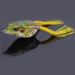 Trulinoya 3Pcs  Frog Fishing Lure 55mm 14g Soft Baits Hollow Rubber Lures Isca Artificial Para Pesca for Snakehead Pike Fishing 