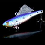 WLDSLURE 4pcs/set 14g winter sea hard fishing lure kit VIB bait with lead inside diving swivel jig wing wobbler crankbait