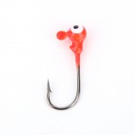 Wholesale 50pcs Mix Lead Round Jigs Head Fishing Lures Baits Jig Hook Fish Tackle Metal Jig Fishooks EA14