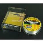 Wholesale line Promotion price High Quality Transparent Coating Carbon Fishing Lines Fluorocarbon 50m fishing lines