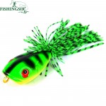 Winter Fishing Frog Surface Mini Frog Popper Plugs Panfish Baits Bass Carp Artificial Hard Fishing Lures Pesca Tackle 46mm/55mm