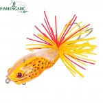 Winter Fishing Frog Surface Mini Frog Popper Plugs Panfish Baits Bass Carp Artificial Hard Fishing Lures Pesca Tackle 46mm/55mm